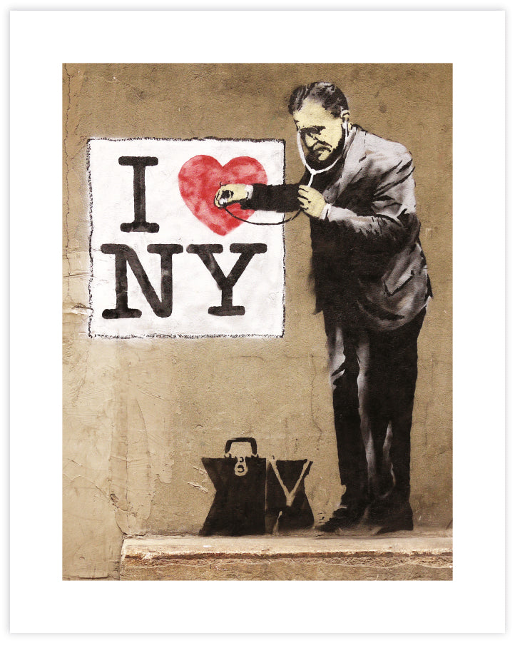 I Love NY by Banksy, Banksy Art NZ