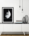 Contemporary Art Print Ariel | Black and White Art by The Good Poster Company