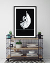 Contemporary Art Print Ariel | Black and White Art by The Good Poster Company