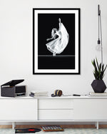 Contemporary Art Print Ariel | Black and White Art by The Good Poster Company