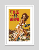 The Attack of the 50ft Woman Vintage Art Print - Popular Art by The Good Poster Company