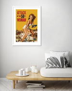 The Attack of the 50ft Woman Vintage Art Print - Popular Art by The Good Poster Company