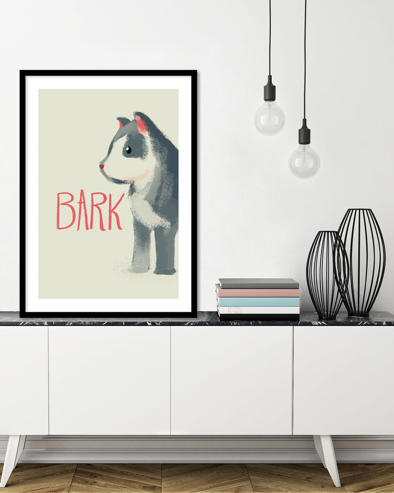 Kids Art Prints - Kids Bedroom - Bark by The Good Poster Company