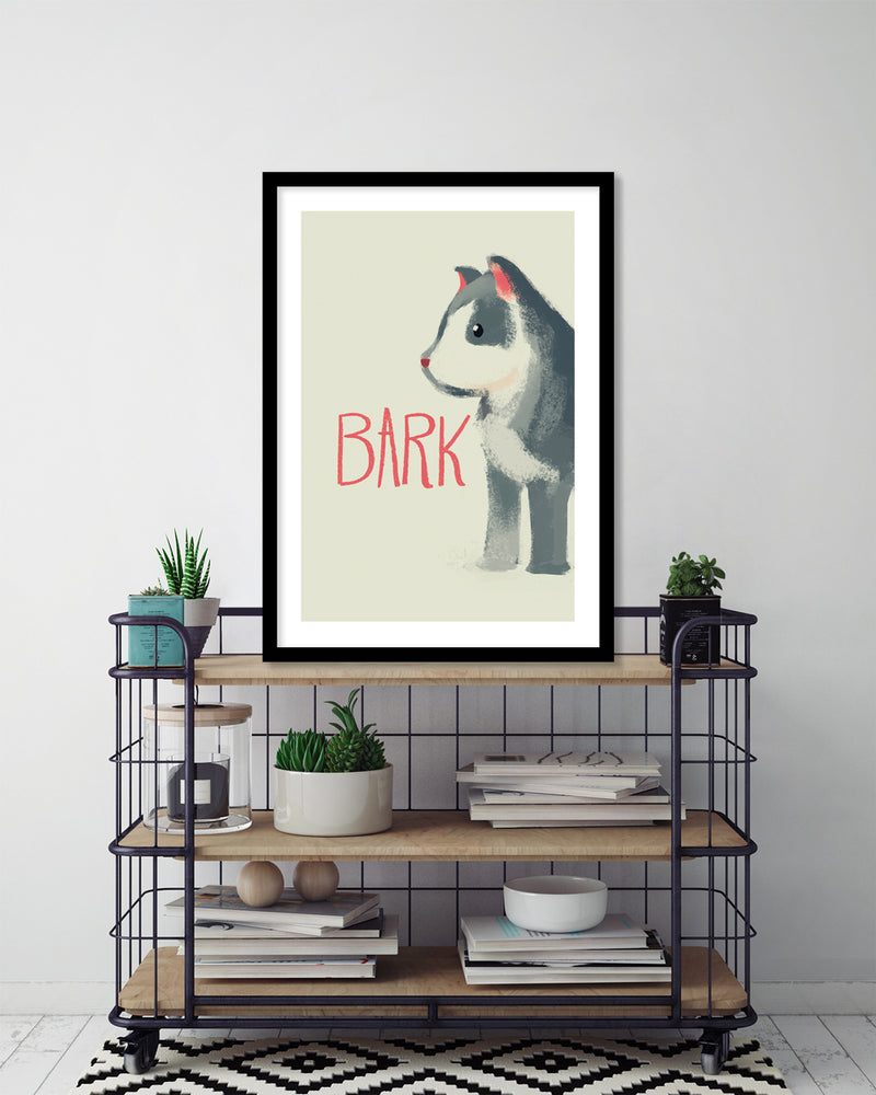 Kids Art Prints - Kids Bedroom - Bark by The Good Poster Company