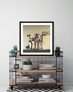 Basquiat Pat Down Art Print by Banksy - Street Art Prints - The Good Poster Company