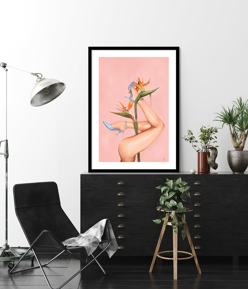 Birds of Paradise by Alexander Grahovsky - Popular Modern Art Prints - The Good Poster Company