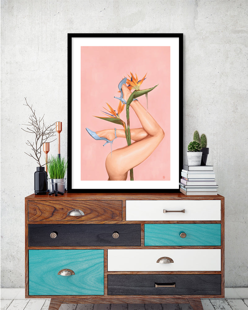 Birds of Paradise by Alexander Grahovsky - Popular Modern Art Prints - The Good Poster Company