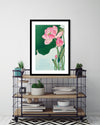 Blooming Lotus Art Print by Ohara Koson - Vintage Art - The Good Poster Company
