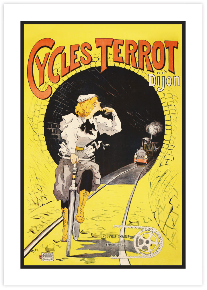 Vintage Art Prints - Cycles Terrot Dijon by The Good Poster Company