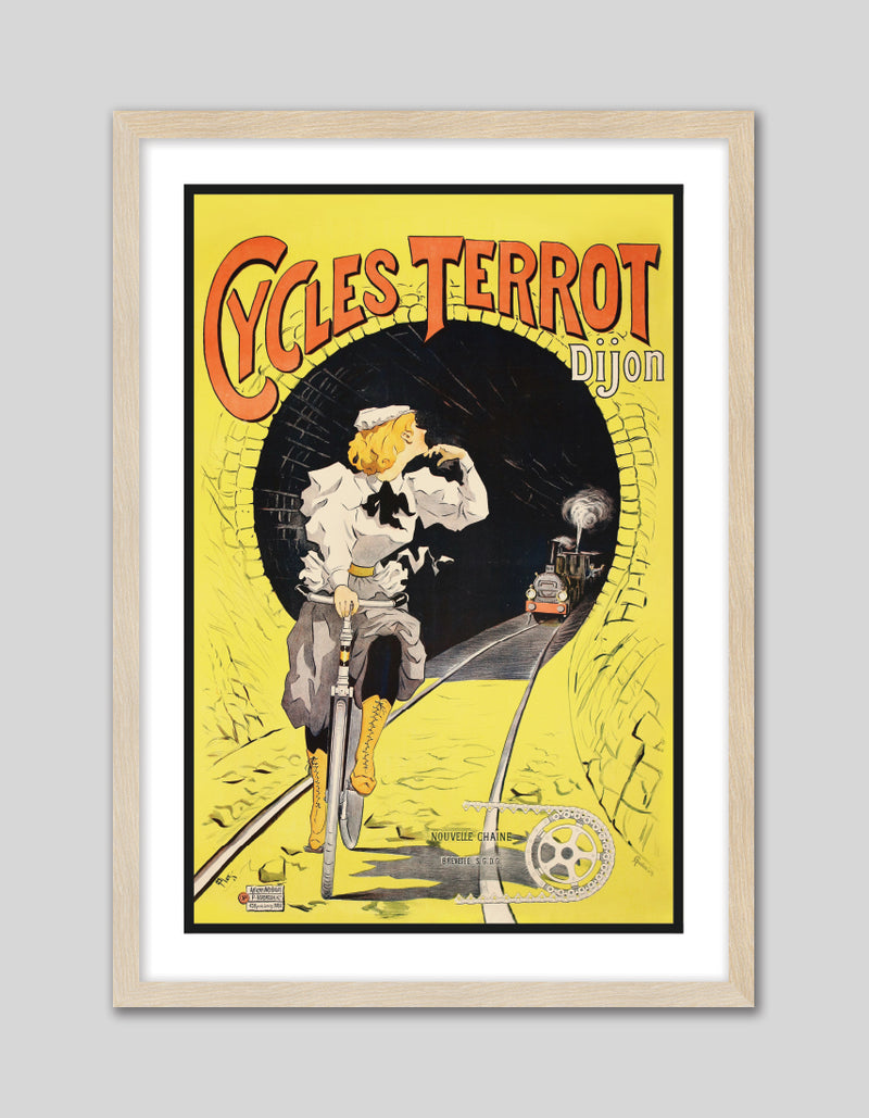 Vintage Art Prints - Cycles Terrot Dijon by The Good Poster Company