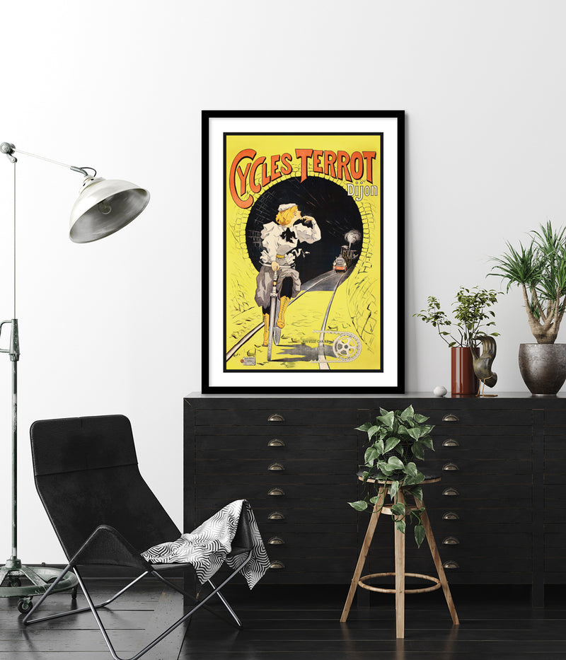 Vintage Art Prints - Cycles Terrot Dijon by The Good Poster Company