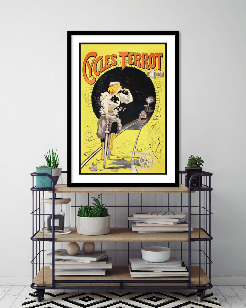 Vintage Art Prints - Cycles Terrot Dijon by The Good Poster Company
