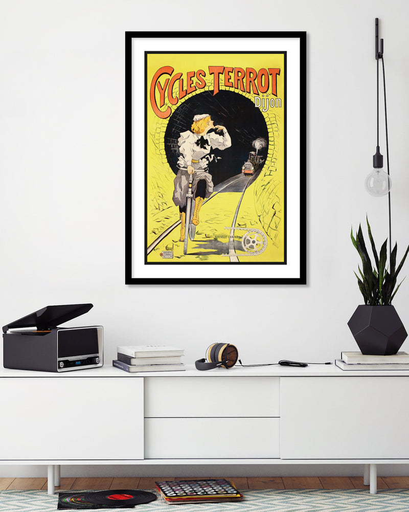 Vintage Art Prints - Cycles Terrot Dijon by The Good Poster Company