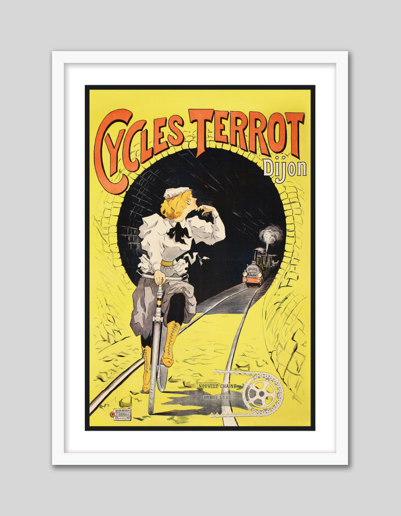 Vintage Art Prints - Cycles Terrot Dijon by The Good Poster Company