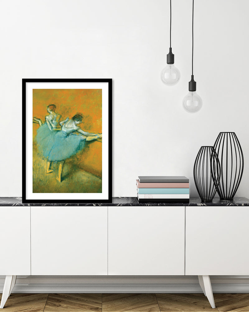 Dancers at the Barre by Edgar Degas - Ballet Art - Vintage Art by The Good Poster Company