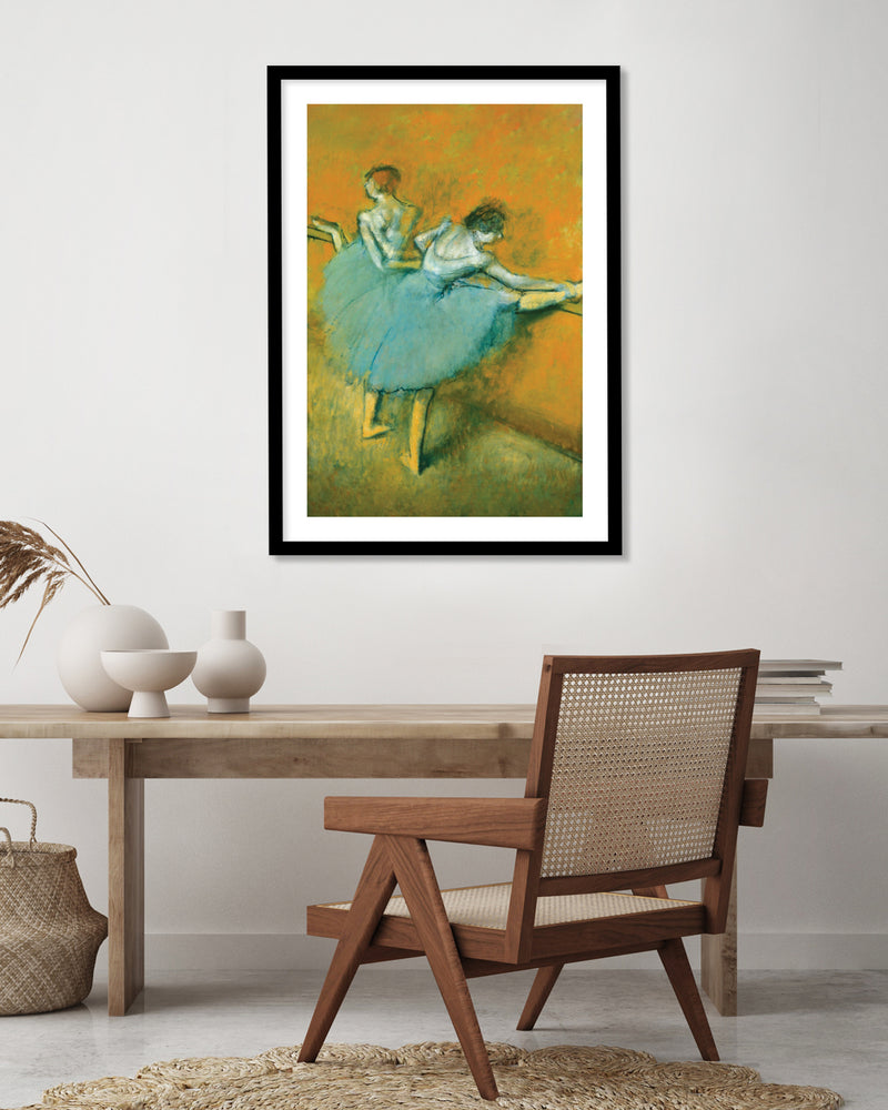 Dancers at the Barre by Edgar Degas - Ballet Art - Vintage Art by The Good Poster Company