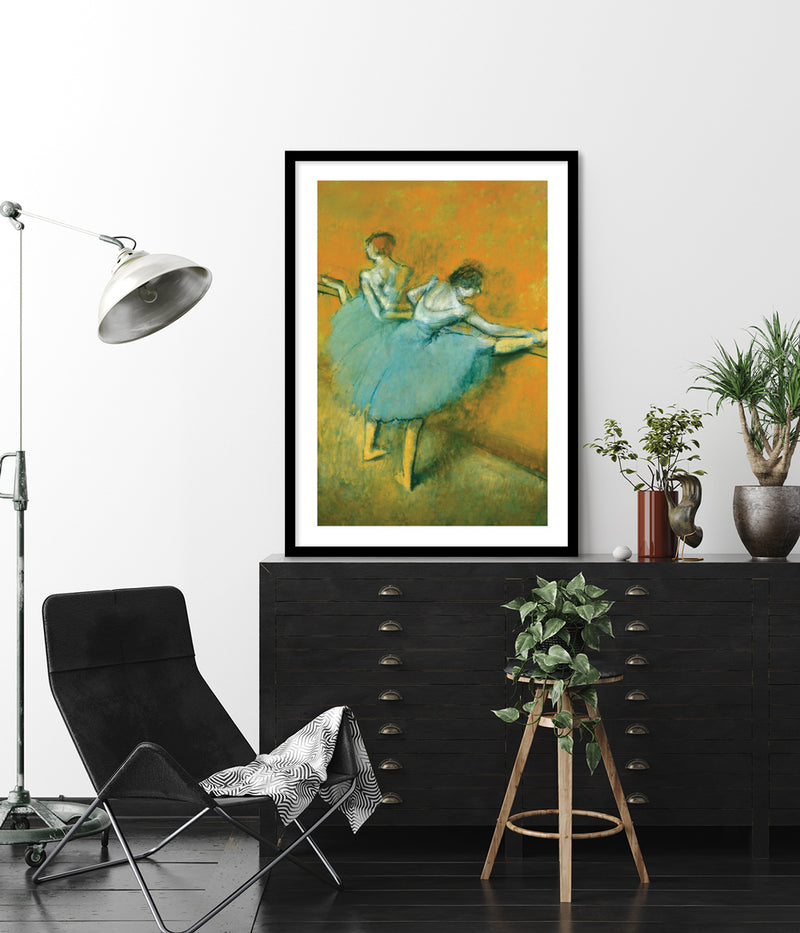 Dancers at the Barre by Edgar Degas - Ballet Art - Vintage Art by The Good Poster Company