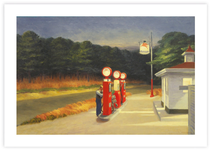Gas by Edward Hopper - American Realism Art Prints - The Good Poster Company