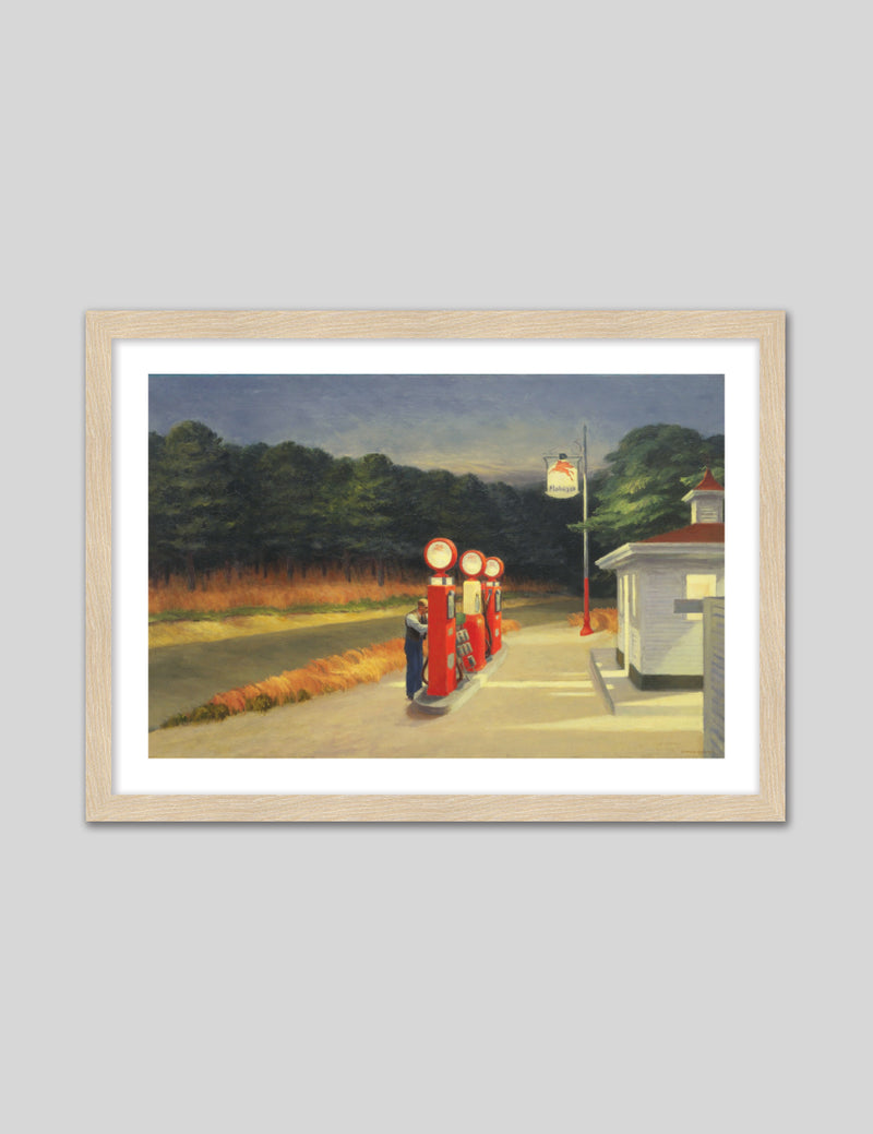 Gas by Edward Hopper - American Realism Art Prints - The Good Poster Company