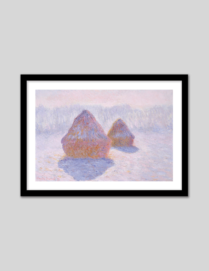 Haystacks by Claude Monet - Monet Art Prints by The Good Poster Company