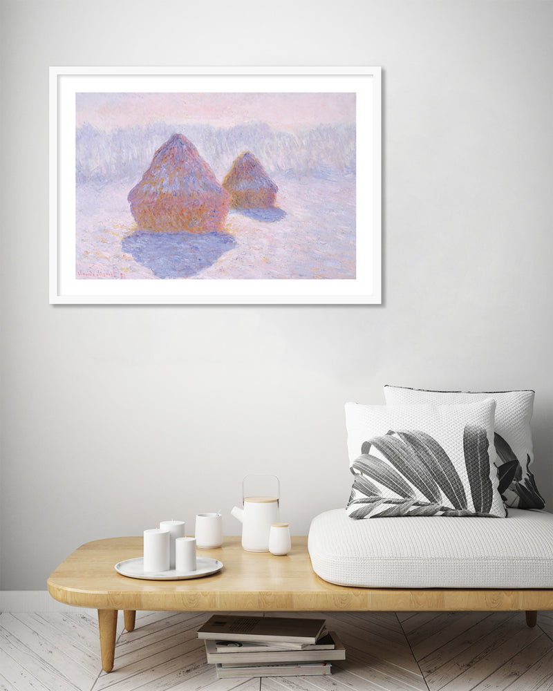 Haystacks by Claude Monet - Monet Art Prints by The Good Poster Company