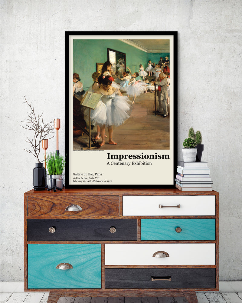 Exhibition Poster by Edgar Degas | Edgar Degas Art | The Good Poster Company