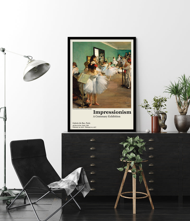 Exhibition Poster by Edgar Degas | Edgar Degas Art | The Good Poster Company