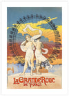 La Grande Roue de Paris Art Print - Vintage French Art by The Good Poster Company