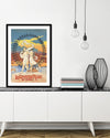 La Grande Roue de Paris Art Print - Vintage French Art by The Good Poster Company