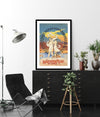 La Grande Roue de Paris Art Print - Vintage French Art by The Good Poster Company