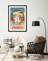 La Grande Roue de Paris Art Print - Vintage French Art by The Good Poster Company
