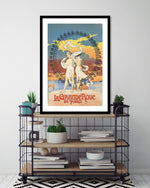 La Grande Roue de Paris Art Print - Vintage French Art by The Good Poster Company