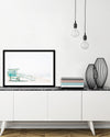 Contemporary Lifeguard Tower Art Print - Coastal Artwork - The Good Poster Company