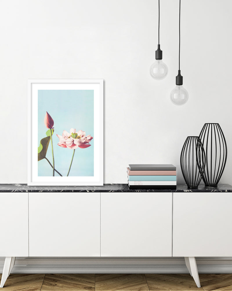 Lotus Flower Art Print by Ogawa Kazumasa - Vintage Japanese Art - The Good Poster Company