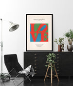Neue Graphik Love by Robert Indiana - Popular Culture Art Prints - The Good Poster Company