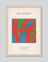 Neue Graphik Love by Robert Indiana - Popular Culture Art Prints - The Good Poster Company