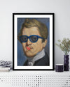 NIcolas Ingres by Alexander Grahovsky - Victorian Modern Art Print - Bubblegum Artwork - The Good Poster Company