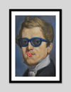 NIcolas Ingres by Alexander Grahovsky - Victorian Modern Art Print - Bubblegum Artwork - The Good Poster Company
