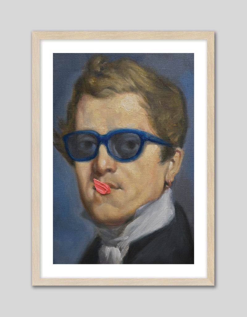 NIcolas Ingres by Alexander Grahovsky - Victorian Modern Art Print - Bubblegum Artwork - The Good Poster Company