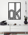 Black and White Typography Art Print | Minimalist Art | The Good Poster Company