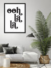 Ooh La La Art Print | Black and White Art | The Good Poster Company