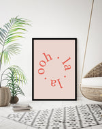 Quote Art Print | Typography Art | Pink Artwork  | The Good Poster Company