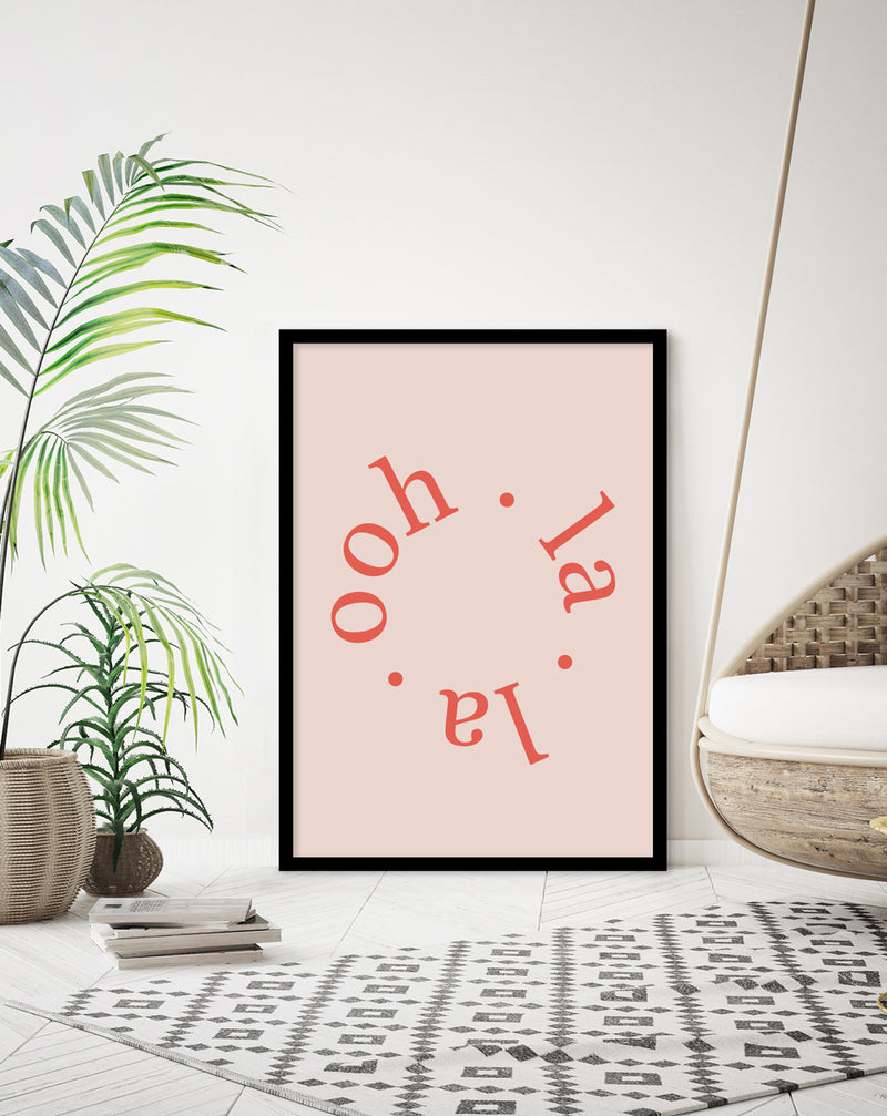 Quote Art Print | Typography Art | Pink Artwork  | The Good Poster Company