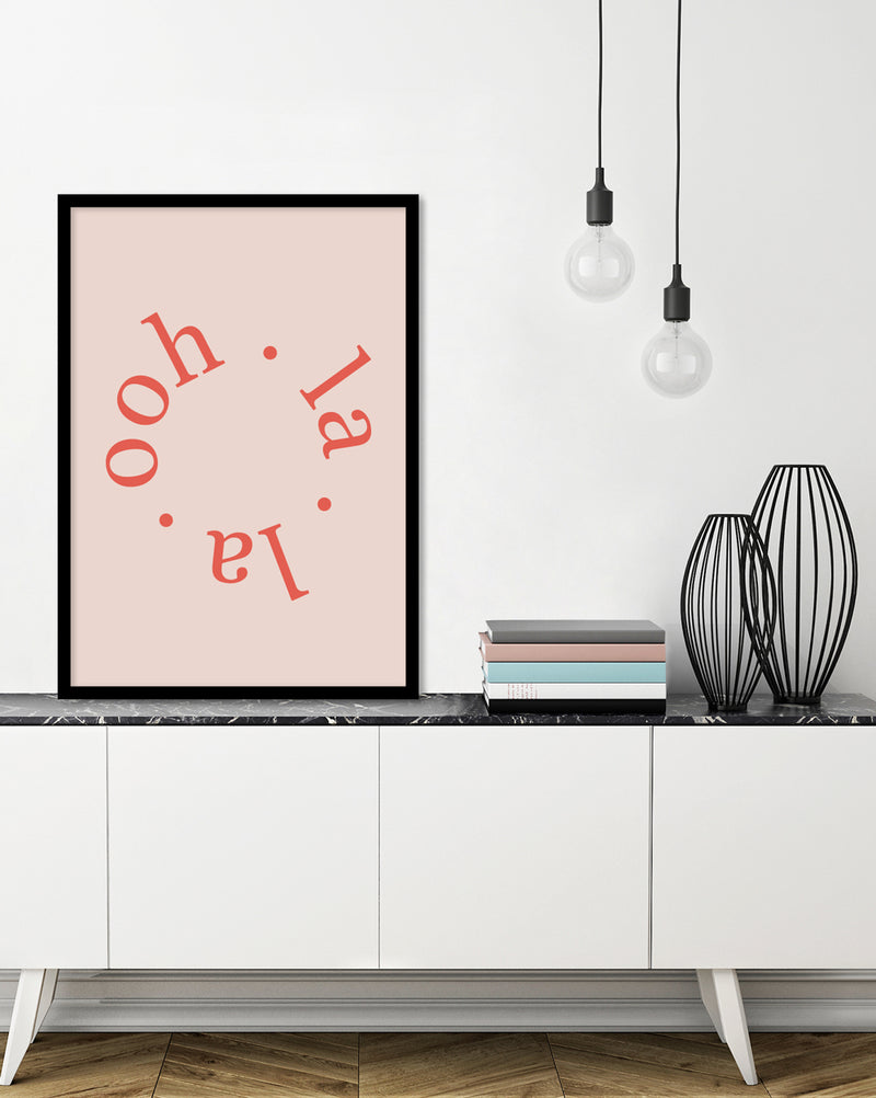 Quote Art Print | Typography Art | Pink Artwork  | The Good Poster Company
