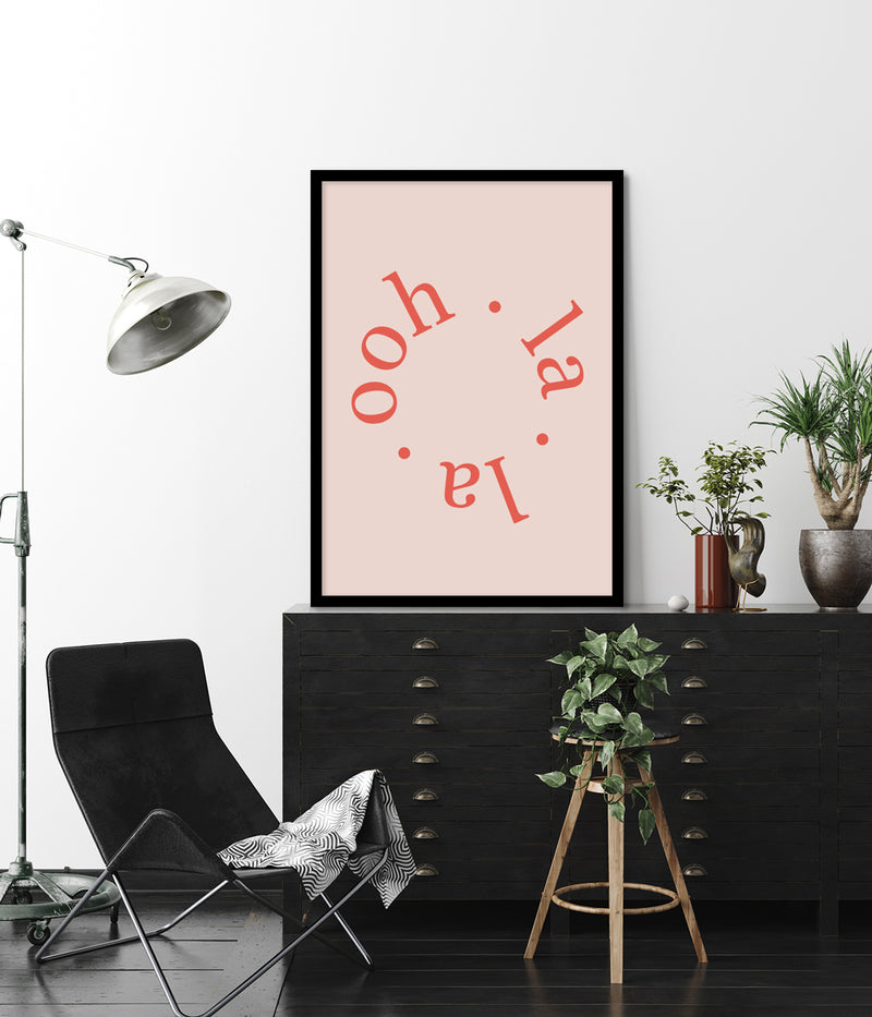 Quote Art Print | Typography Art | Pink Artwork  | The Good Poster Company