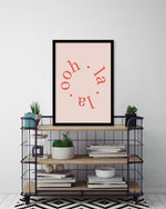 Quote Art Print | Typography Art | Pink Artwork  | The Good Poster Company