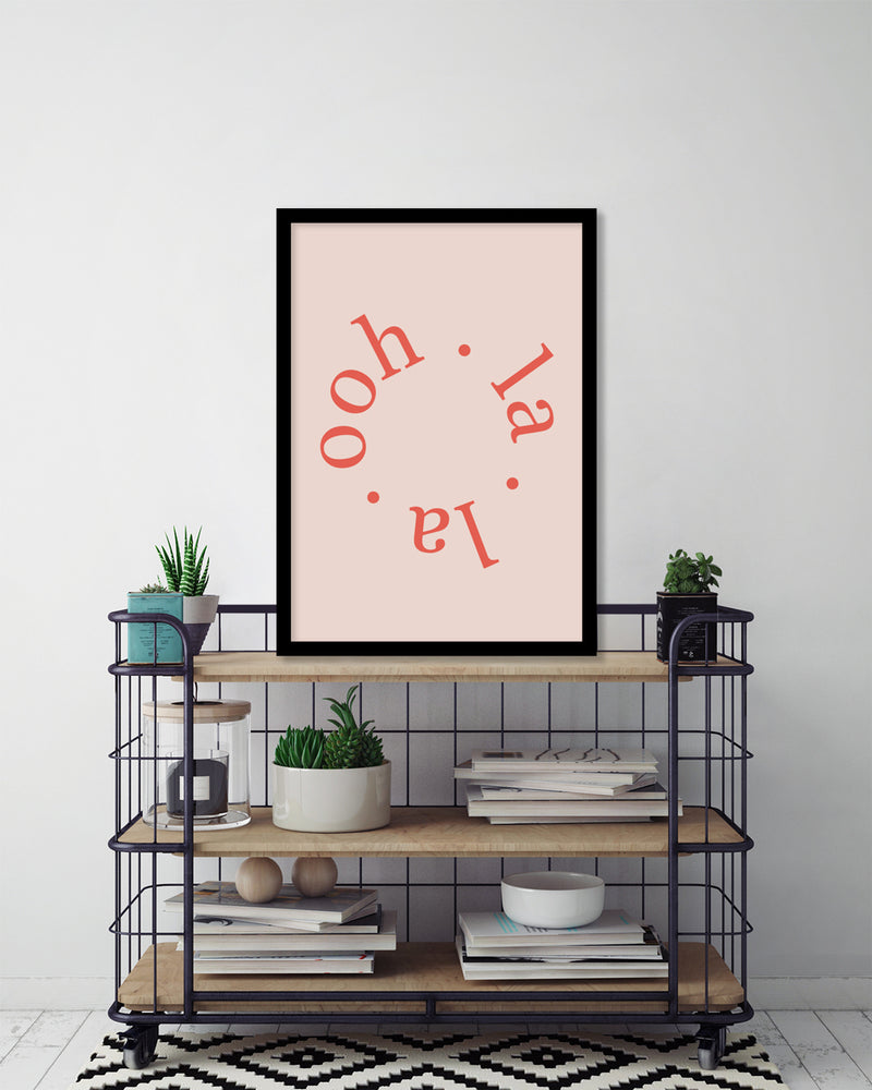 Quote Art Print | Typography Art | Pink Artwork  | The Good Poster Company