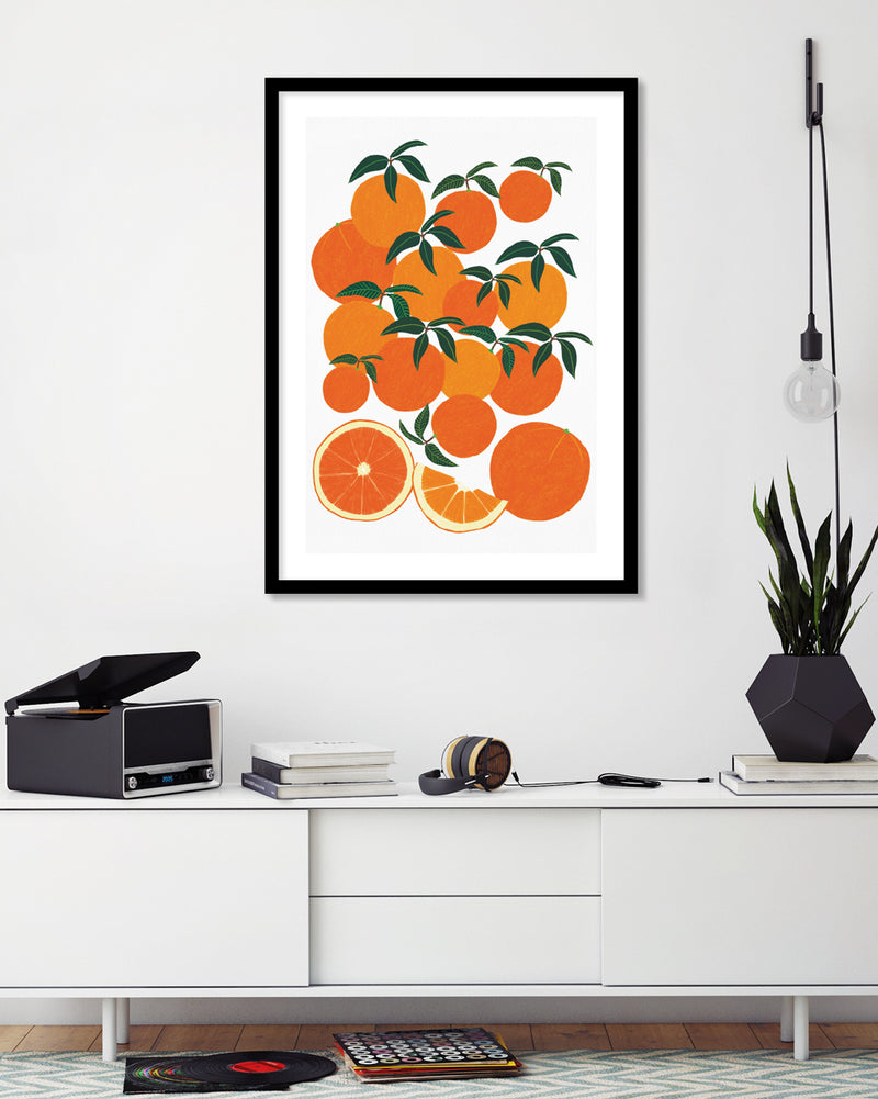 Orange Harvest by Leanne Simpson - Kitchen Art Prints - Food Artwork - The Good Poster Company