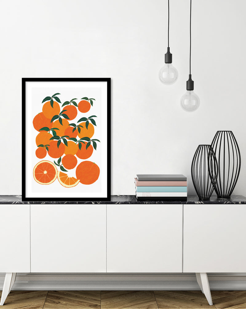 Orange Harvest by Leanne Simpson - Kitchen Art Prints - Food Artwork - The Good Poster Company