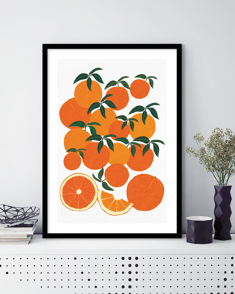 Orange Harvest by Leanne Simpson - Kitchen Art Prints - Food Artwork - The Good Poster Company